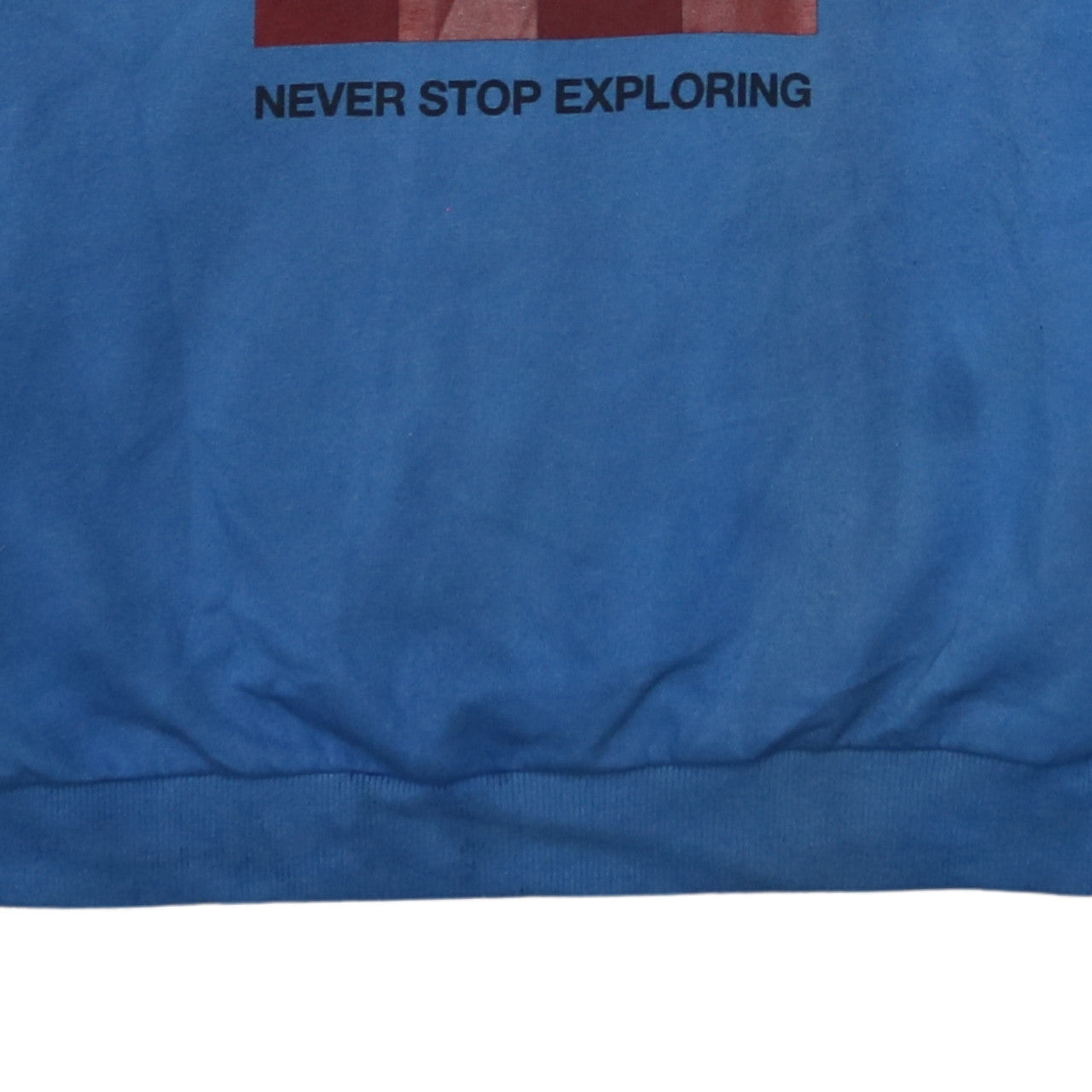 The North Face Womens Blue Medium Crew Neck Pullover Sweatshirt