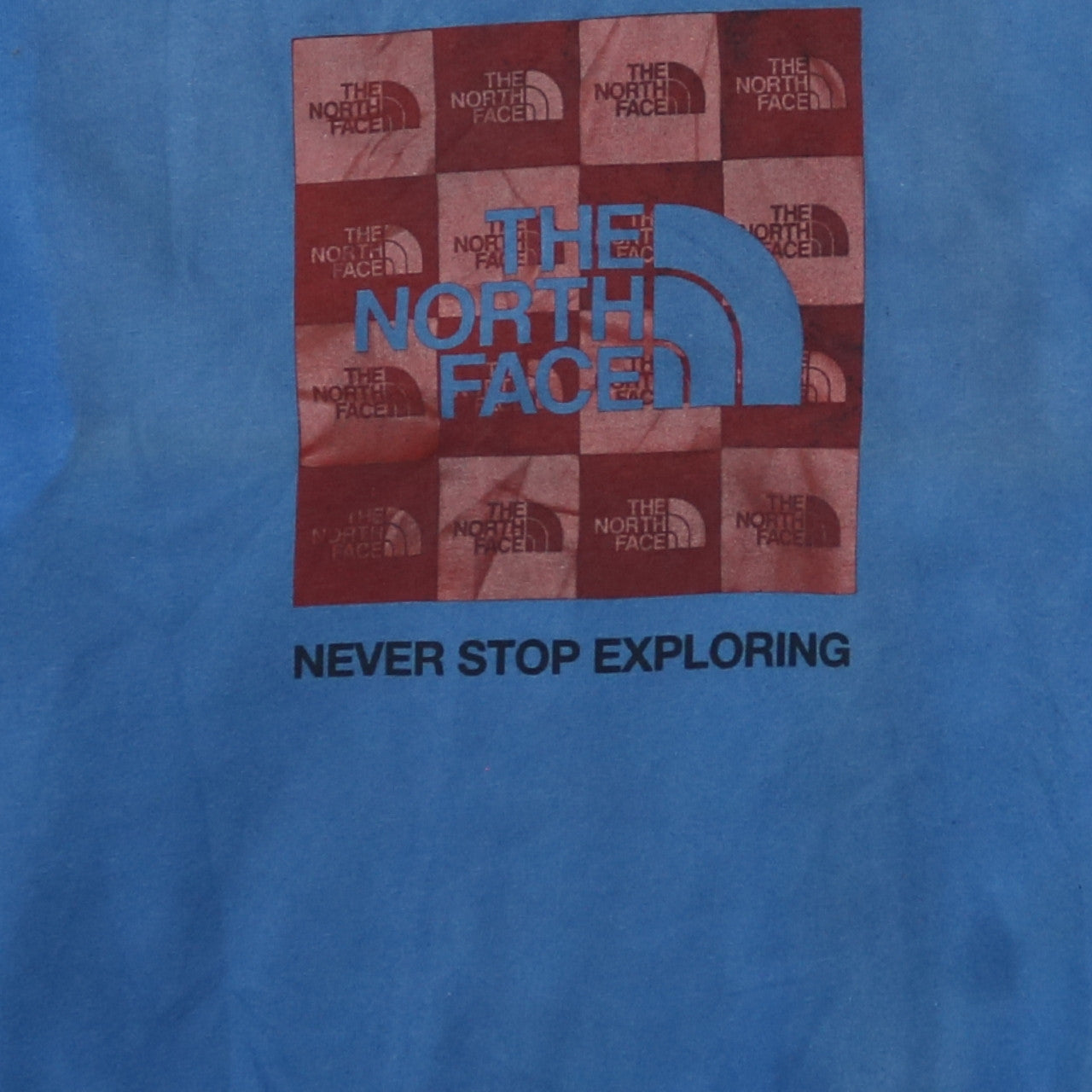 The North Face Womens Blue Medium Crew Neck Pullover Sweatshirt