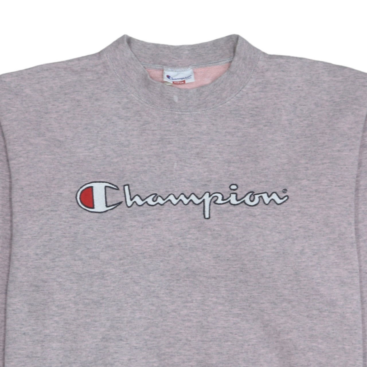 Champion Womens Grey Medium Crew Neck Pullover Sweatshirt