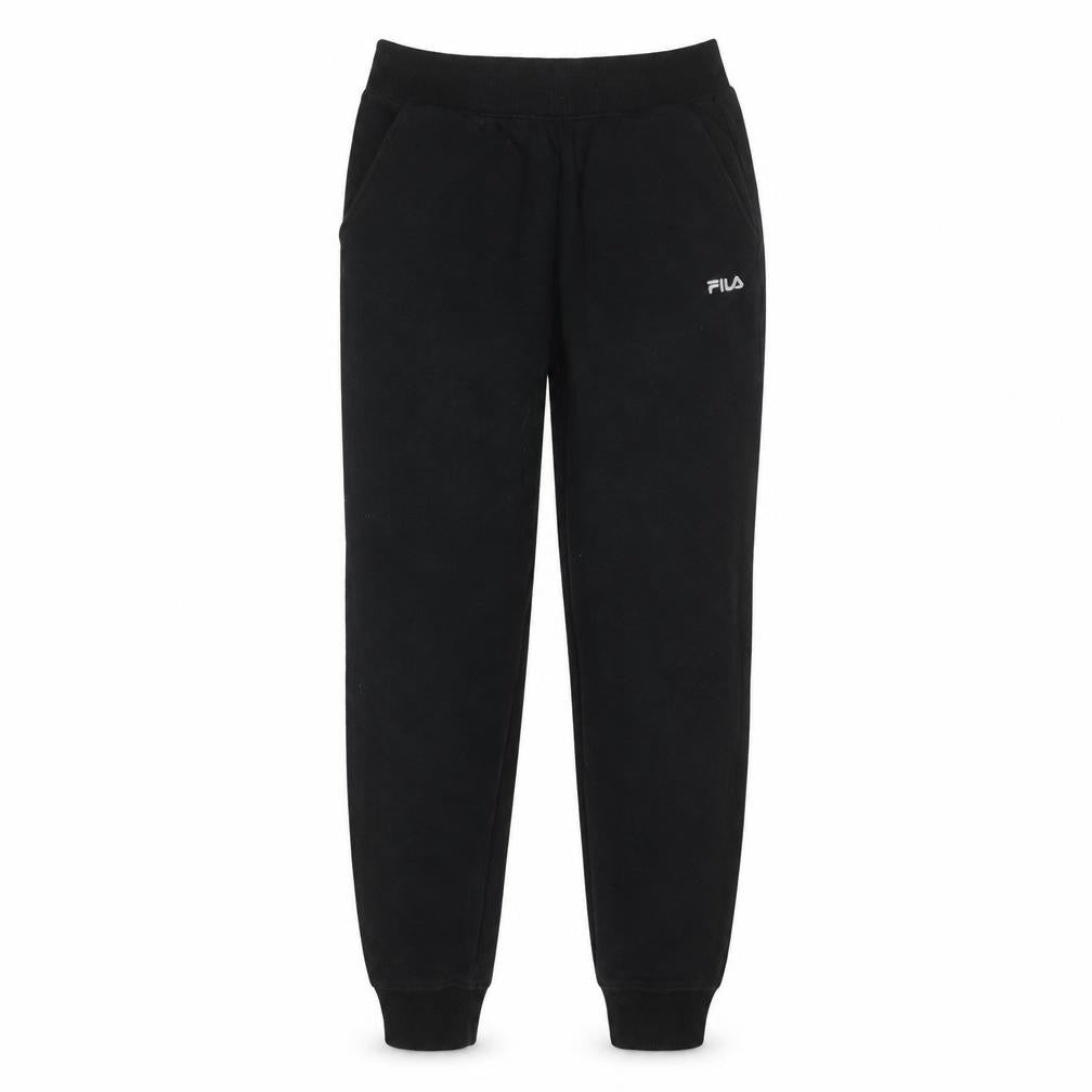 Fila Men's Black Jogger Sweatpants S Regular Fit Cotton Blend