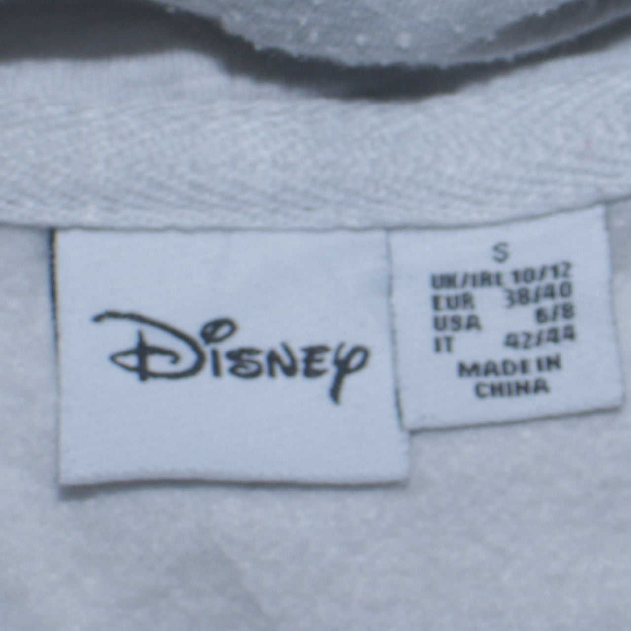 Disney Women's Grey Mickey Mouse Pullover Hoodie Size 10/12