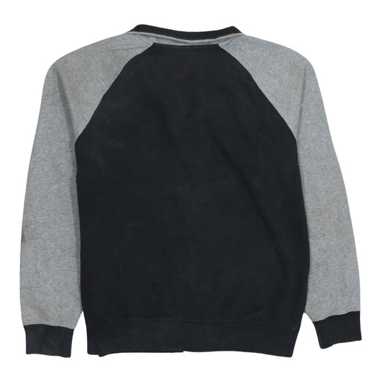 Nike Men's Black Grey White Full Zip Sweatshirt Size S