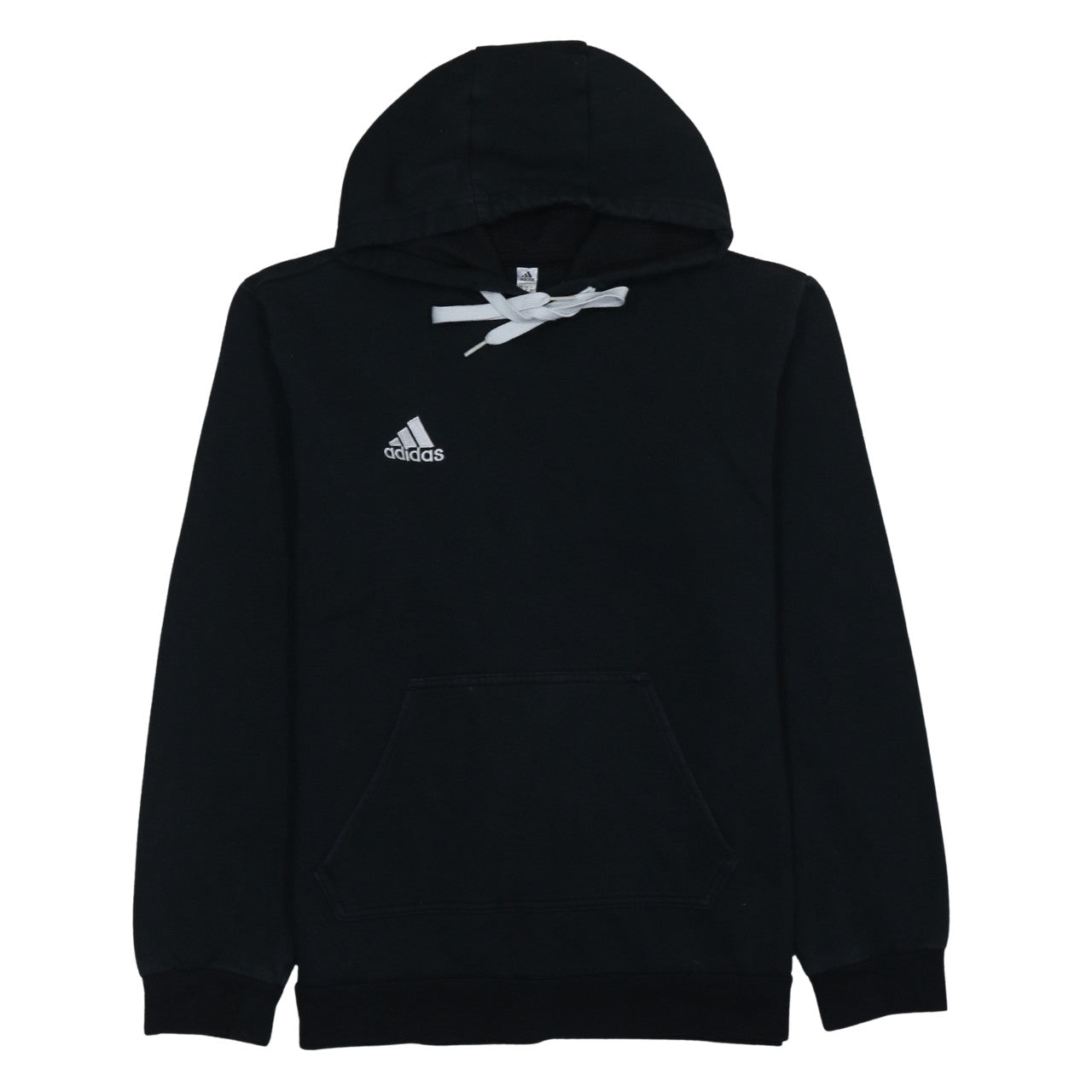 Adidas Men’s Black Pullover Hoodie M Regular Fit Sportswear