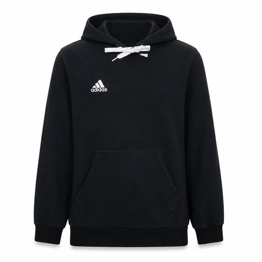 Adidas Men’s Black Pullover Hoodie M Regular Fit Sportswear