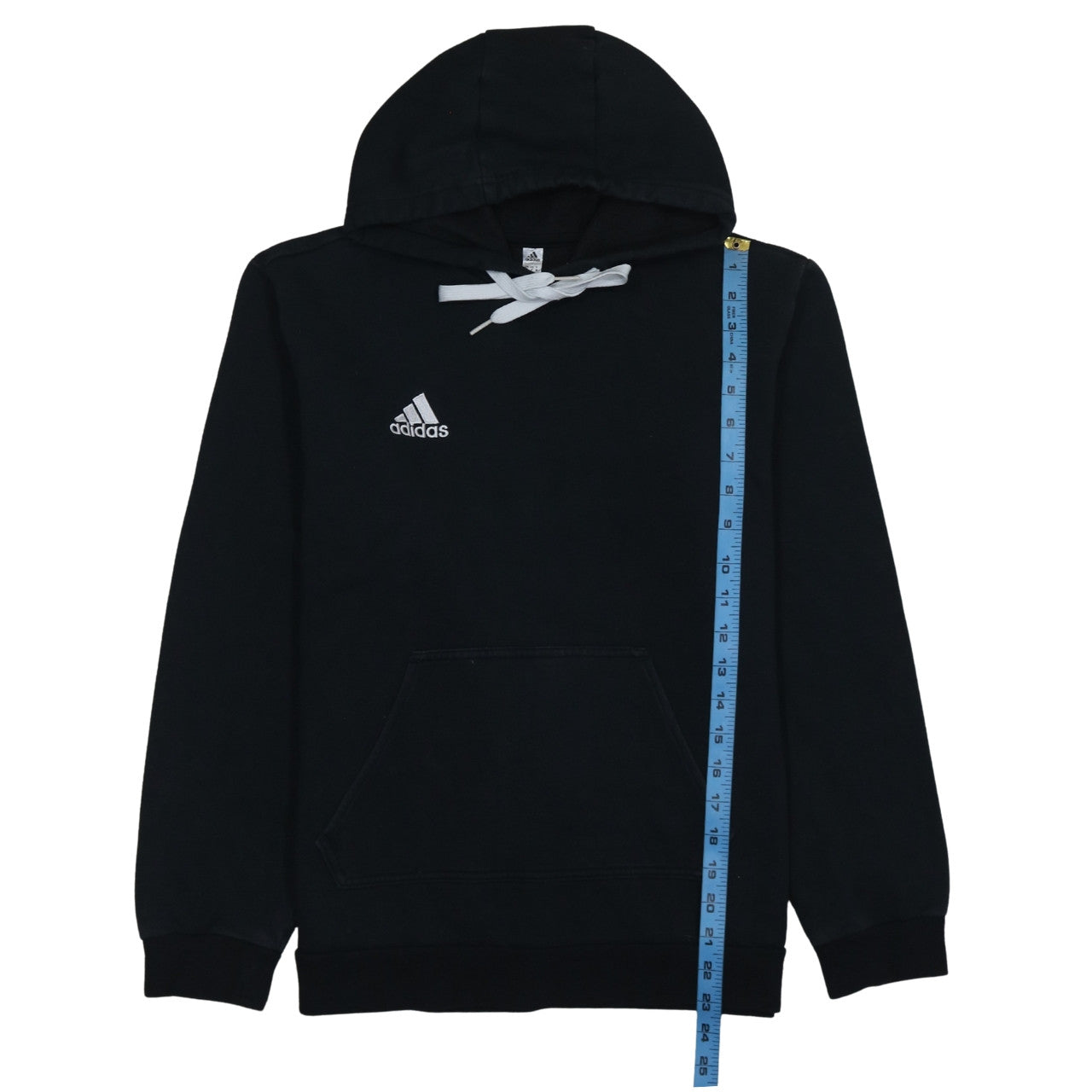 Adidas Men’s Black Pullover Hoodie M Regular Fit Sportswear