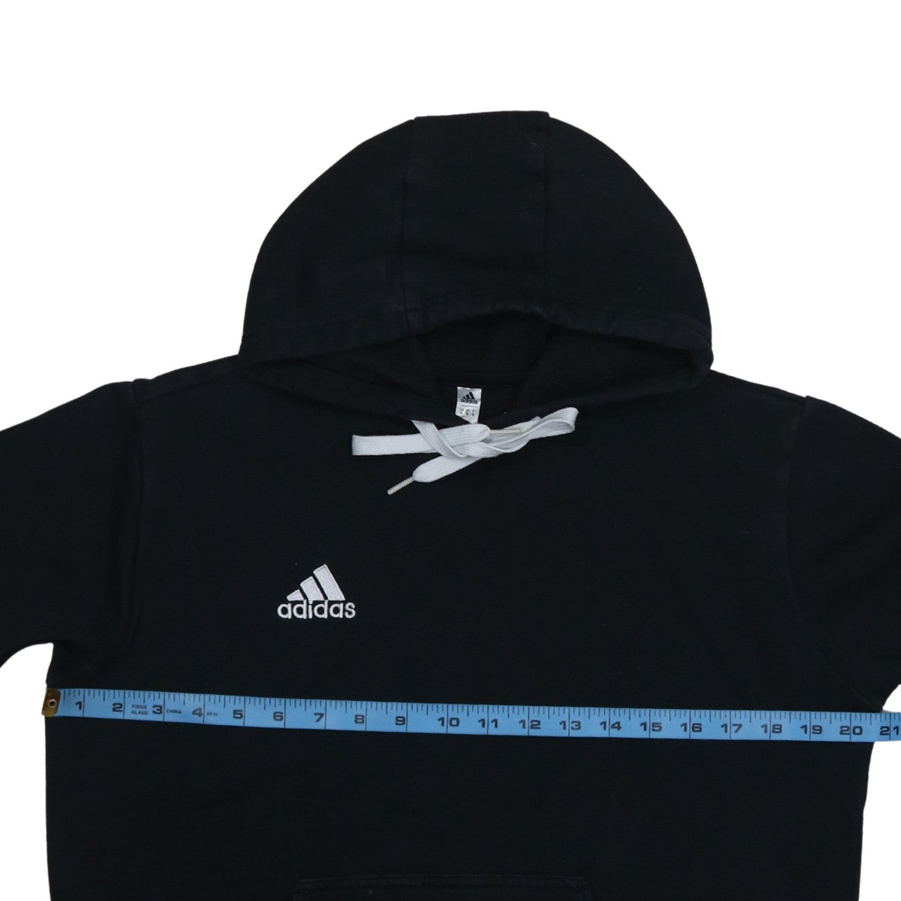 Adidas Men’s Black Pullover Hoodie M Regular Fit Sportswear