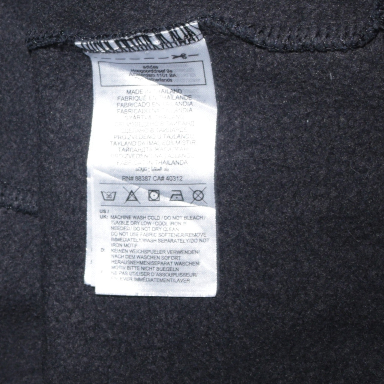Adidas Men’s Black Pullover Hoodie M Regular Fit Sportswear