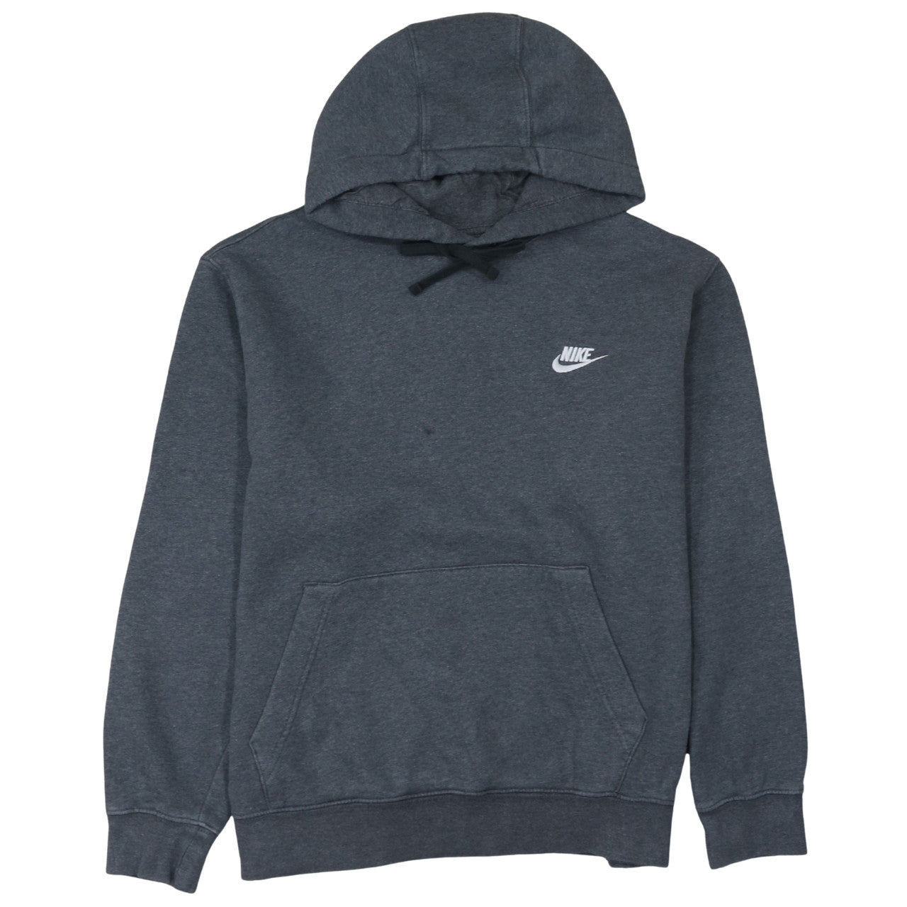 Nike Men's Grey Pullover Hoodie Size L Regular Fit Fleece