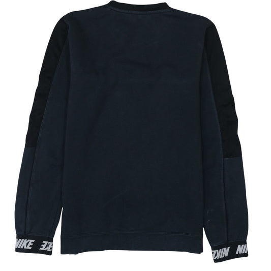 Nike Men's Black Small Logo Pullover Crew Neck Sweatshirt