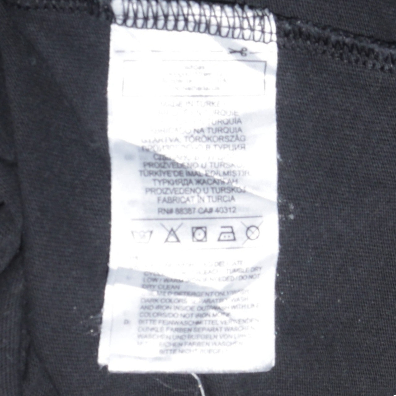 Adidas Men's Black Short Sleeve Crew Neck T-Shirt XL Classic Logo Tee