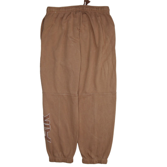 Nike Women's Brown Air Jogger Trousers Size M Fleece Activewear