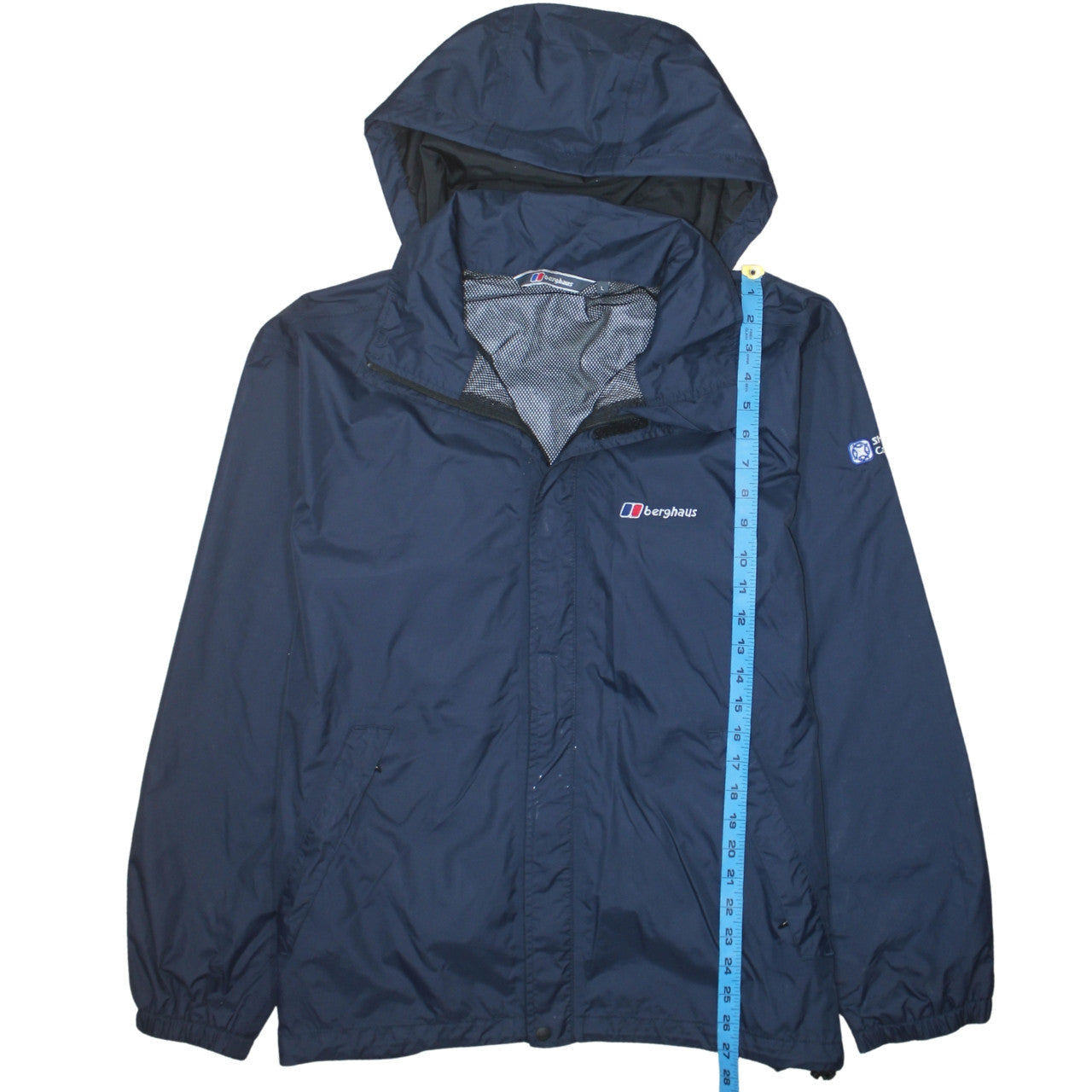 Berghaus Men's Blue Waterproof Hooded Rain Jacket L Regular Fit
