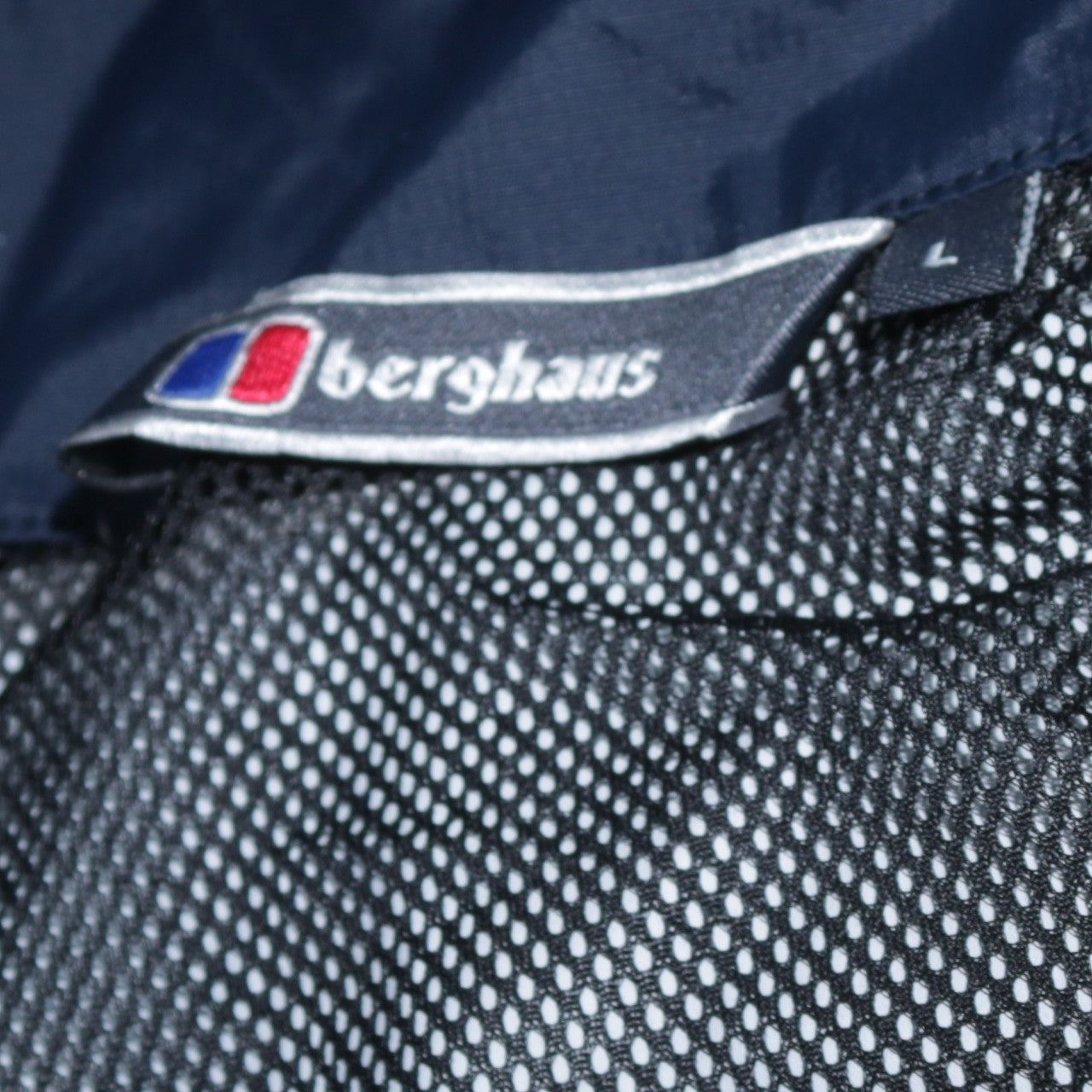 Berghaus Men's Blue Waterproof Hooded Rain Jacket L Regular Fit