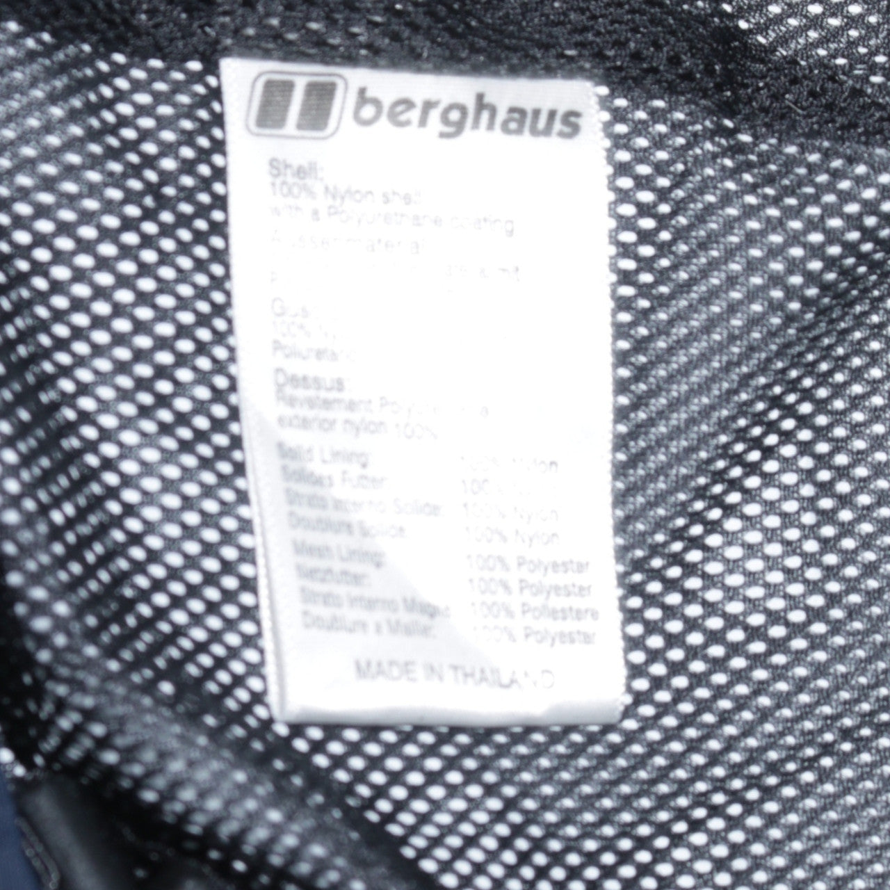 Berghaus Men's Blue Waterproof Hooded Rain Jacket L Regular Fit