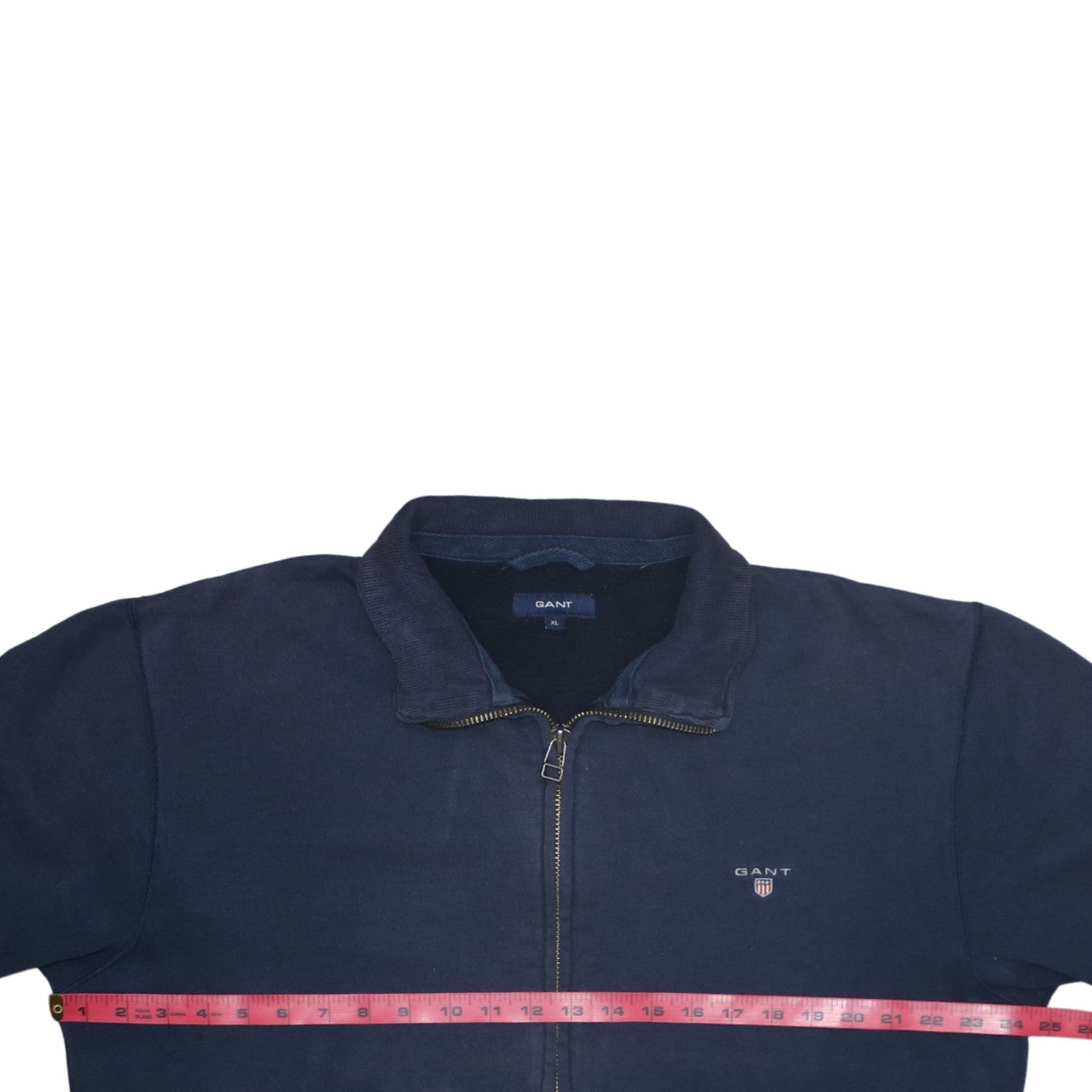 GANT Men's Blue Full Zip Collared Sweatshirt XL