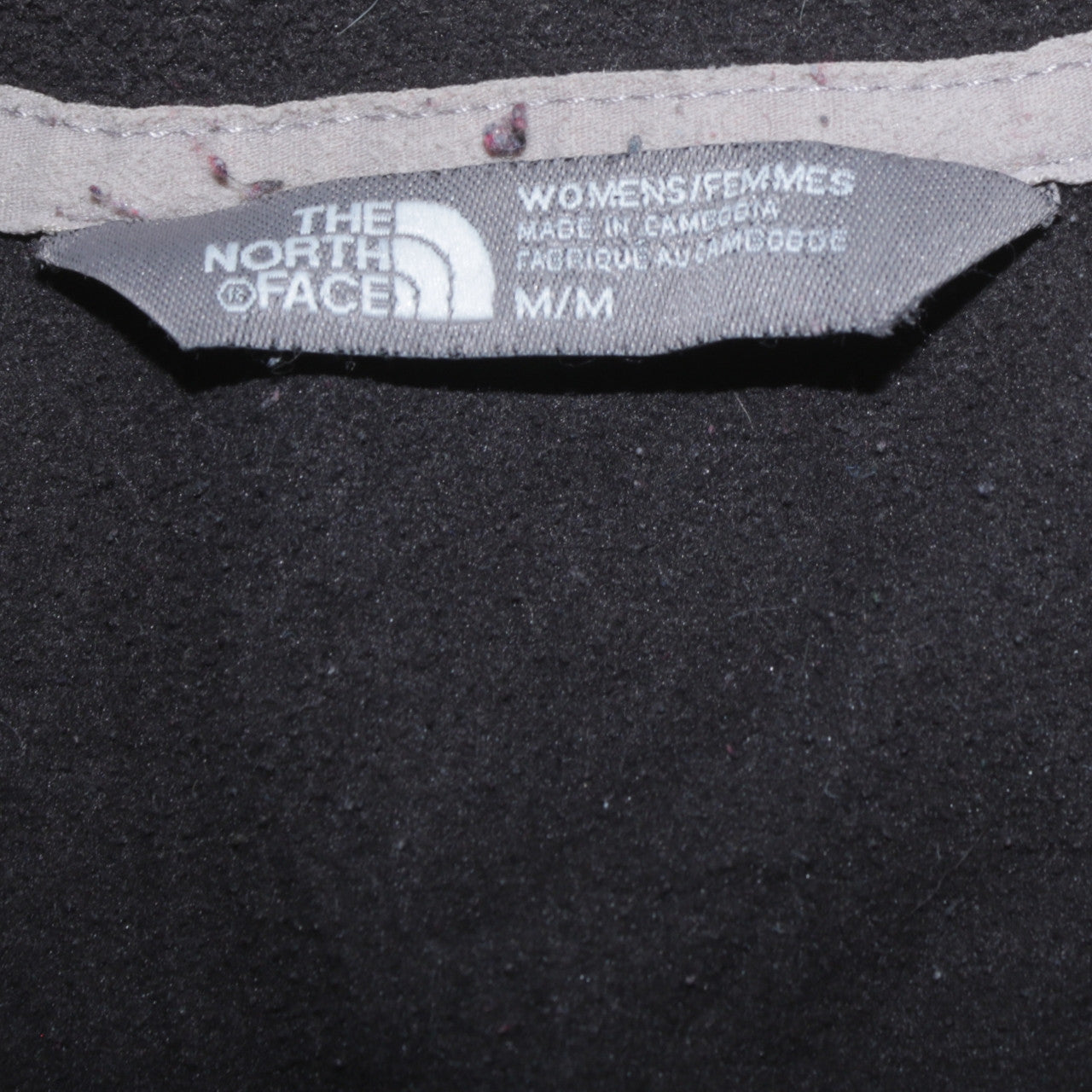 The North Face Unisex Black M Fleece Full Zip Jacket