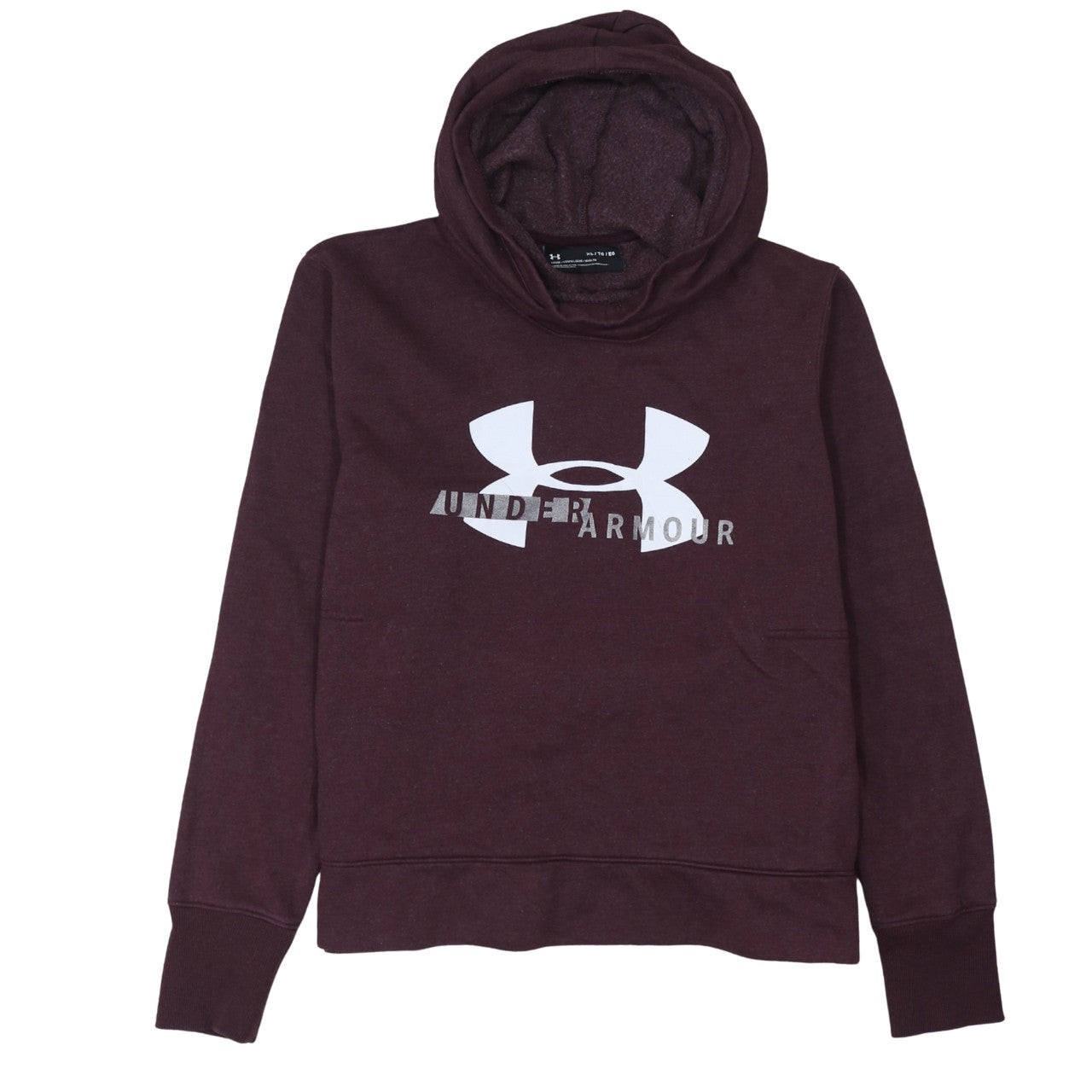 Under Armour Men's Brown XL Pullover Hoodie with Logo Print