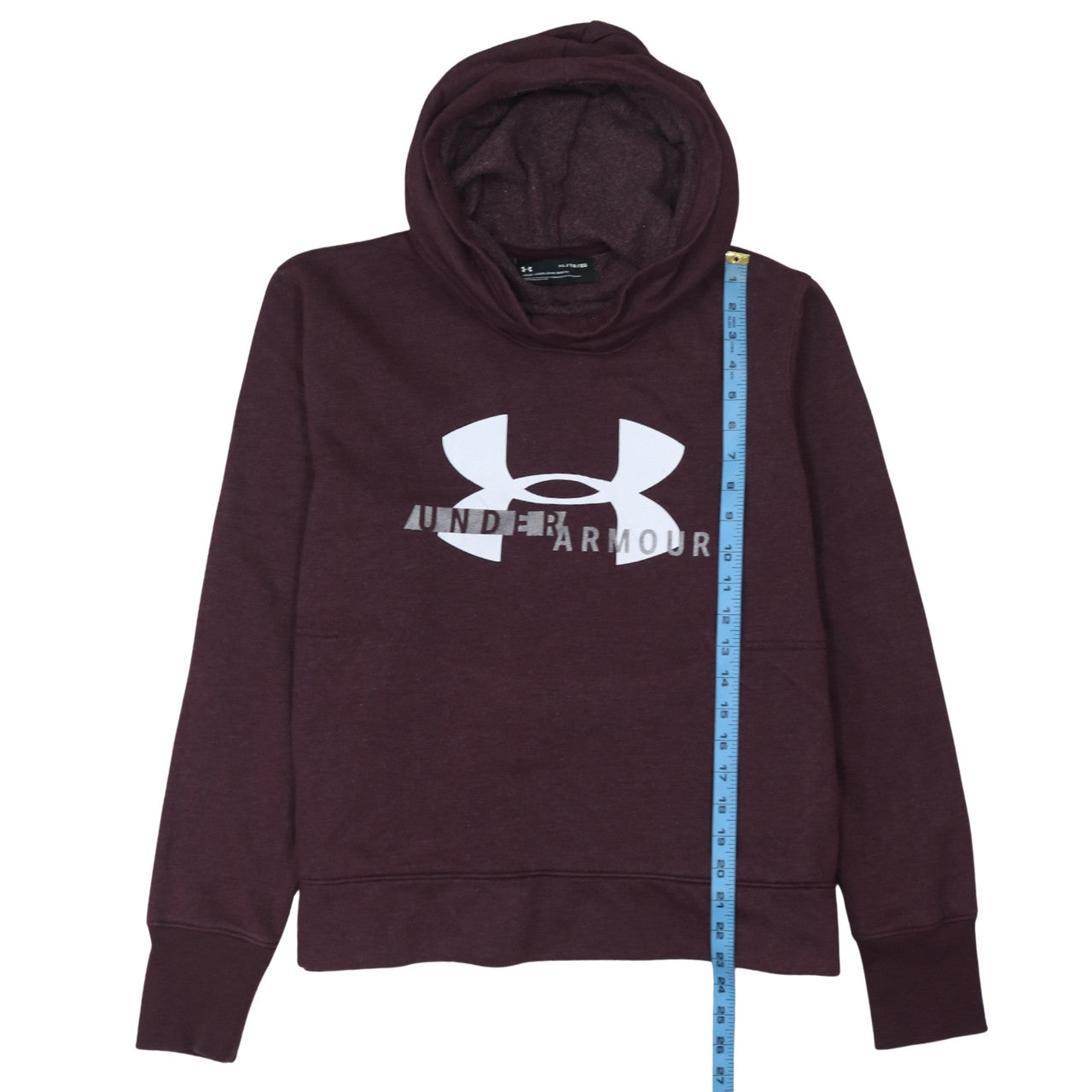 Under Armour Men's Brown XL Pullover Hoodie with Logo Print