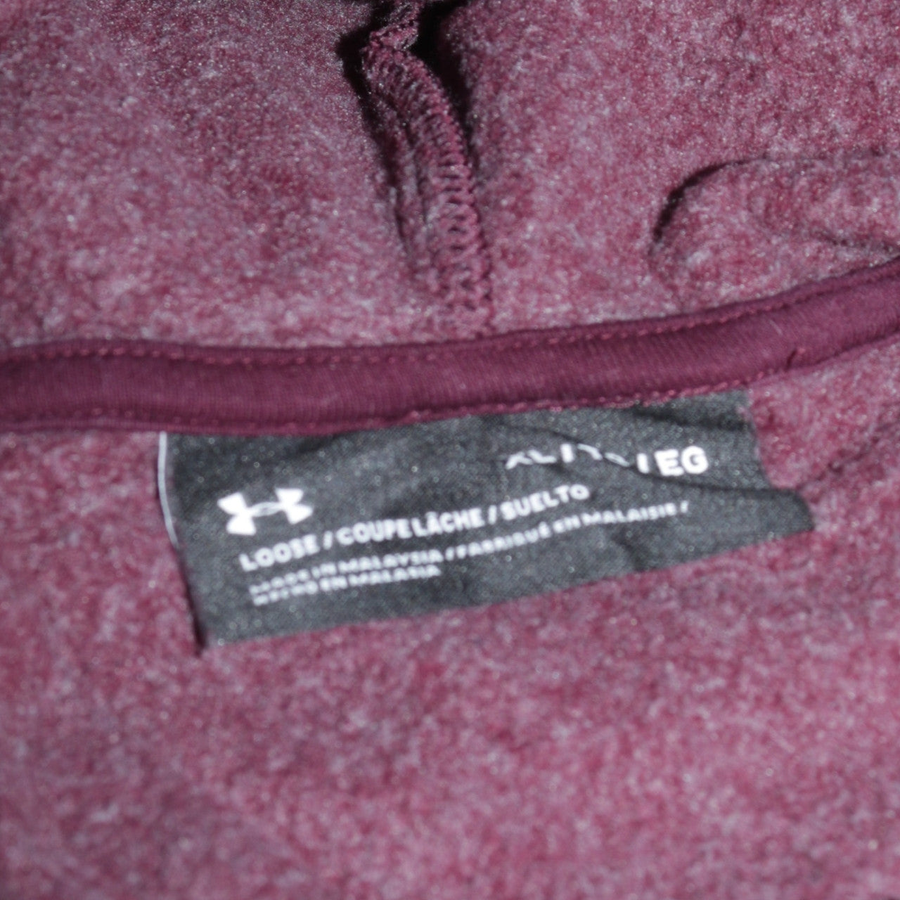 Under Armour Men's Brown XL Pullover Hoodie with Logo Print