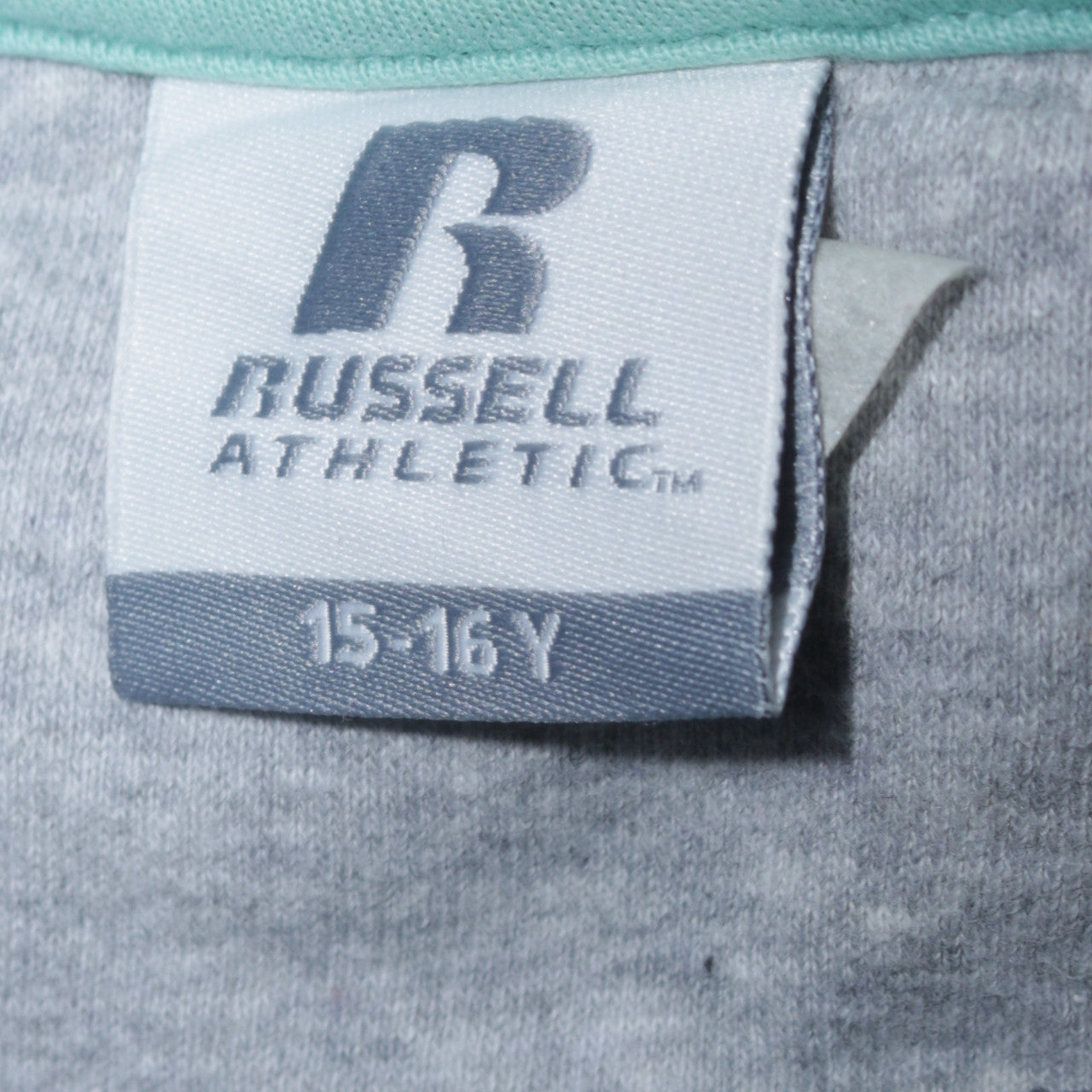 Russell Athletic Boys Grey Heather Sweatshirt 15-16 Years Cotton Blend Pullover
