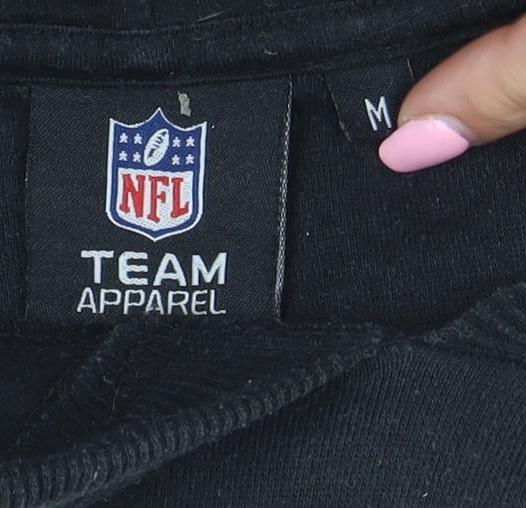 Team Apparel Raiders Men's Black Pullover Hoodie Size M