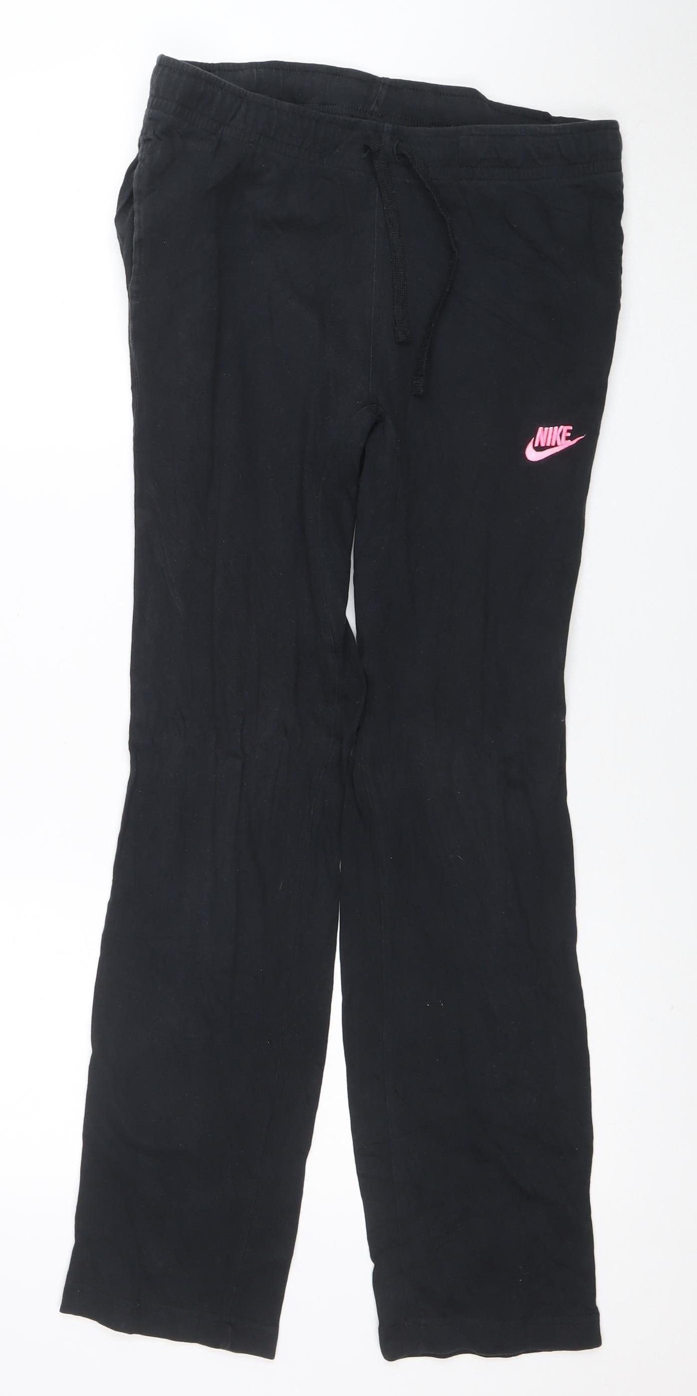 Nike Women's Black Track Pants S Elastic Waist Activewear