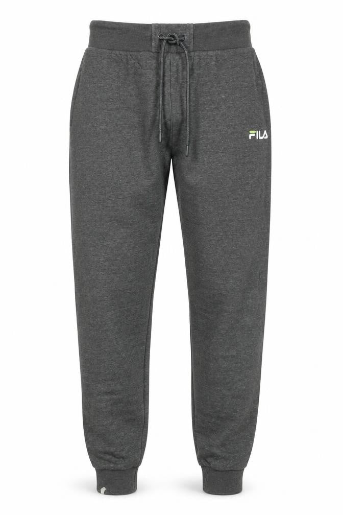 Fila Men's Grey Jogger Trousers M Regular Fit Cotton Blend