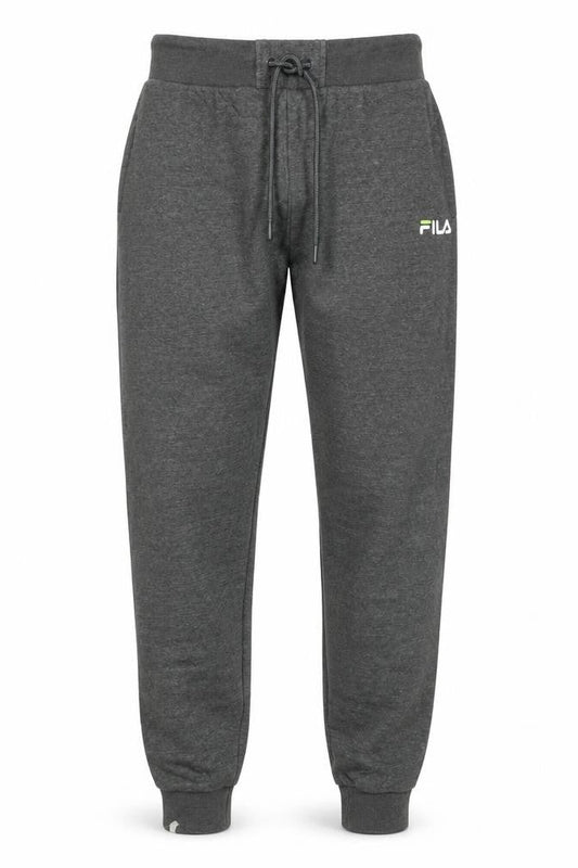 Fila Men's Grey Jogger Trousers M Regular Fit Cotton Blend
