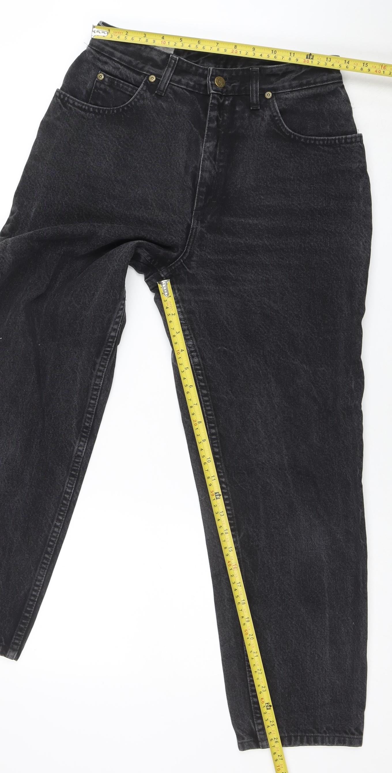 Lee Women Black 33 Straight Regular Fit Vintage Jeans