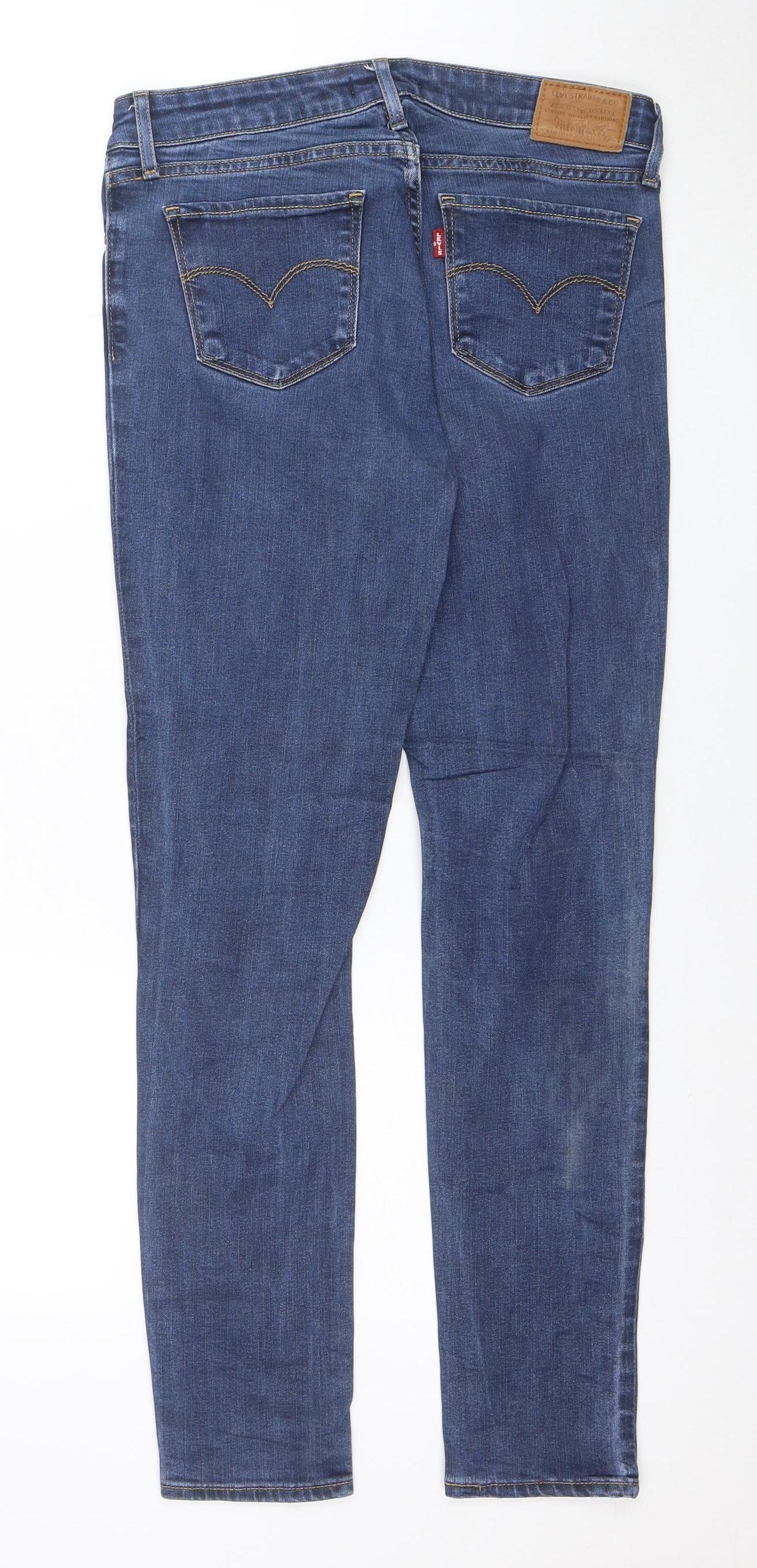 Levi Strauss Women's Blue Denim Skinny Jeans W28 L30