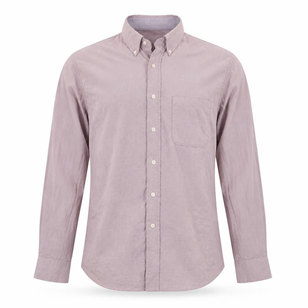 Chaps Men's Pink Classic Fit Oxford Button-Down Shirt 15.5 Long Sleeve