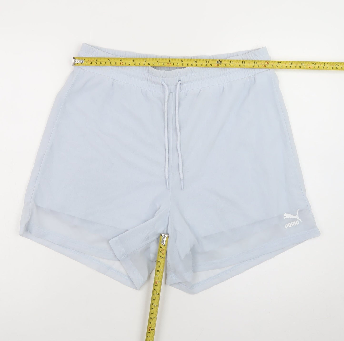 Puma Men's Blue Lightweight Sports Shorts Size L