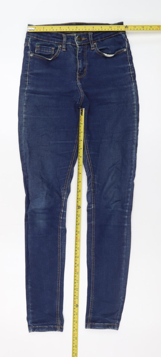 Diesel Womens Blue Skinny Slim Fit Denim Jeans Size 8 UK 27W 30L