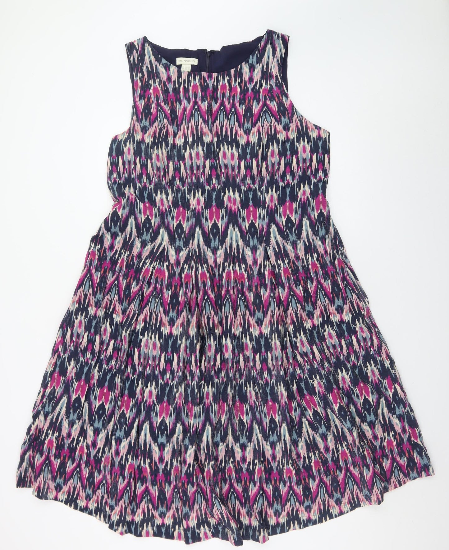 Monsoon Women’s Multicoloured Sleeveless A-Line Dress Size 20
