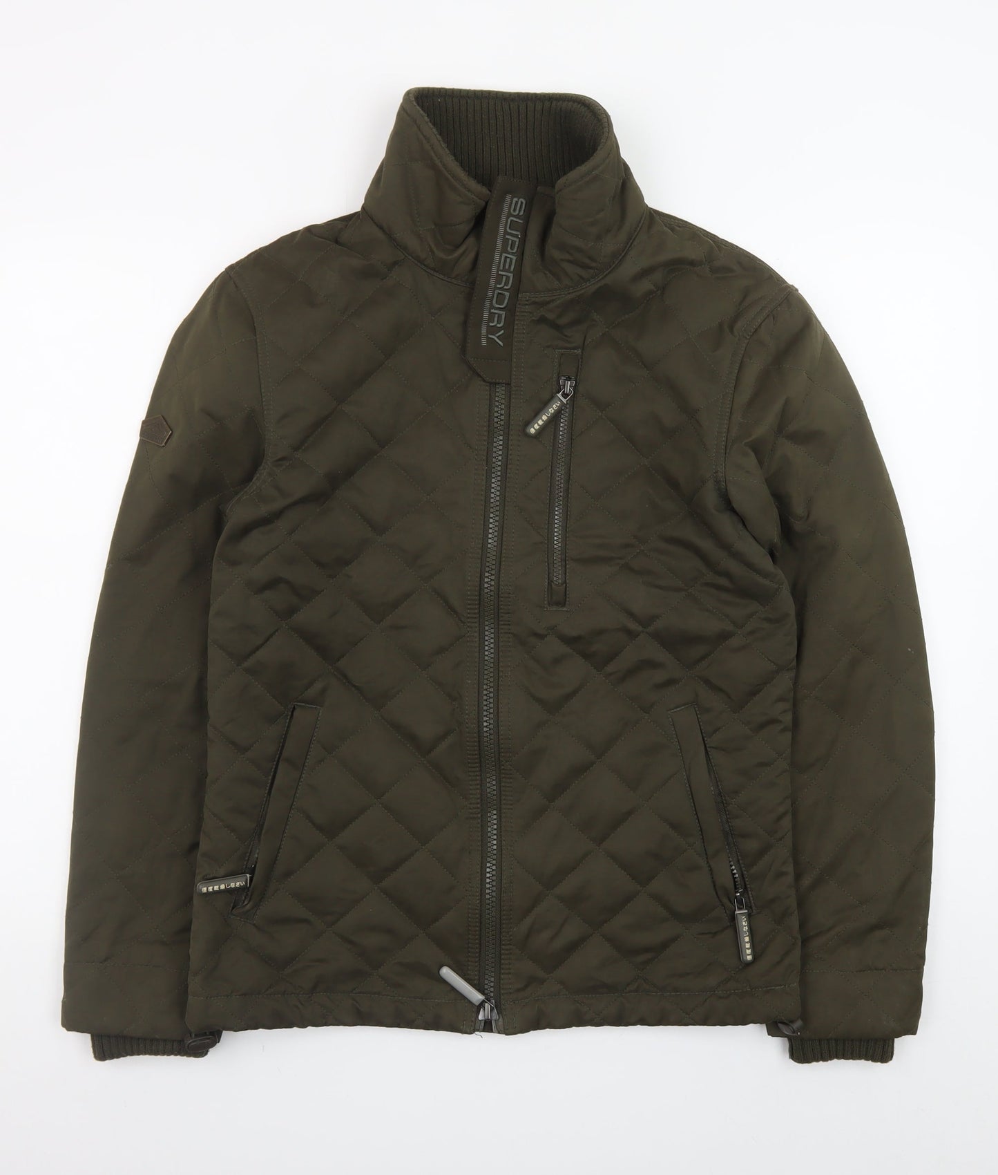 Superdry Men's Green The Windhiker Quilted Windproof Jacket M