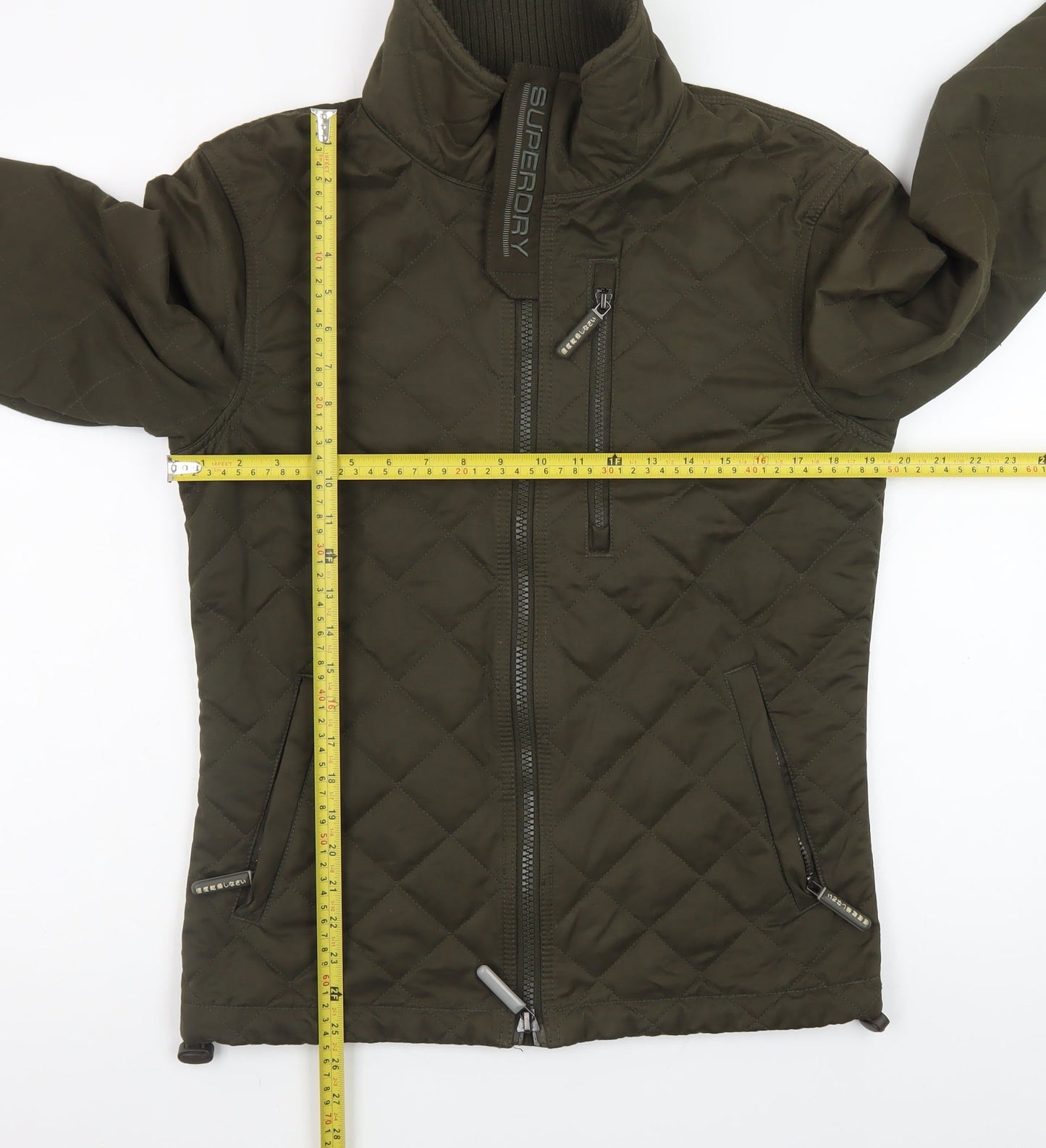 Superdry Men's Green The Windhiker Quilted Windproof Jacket M
