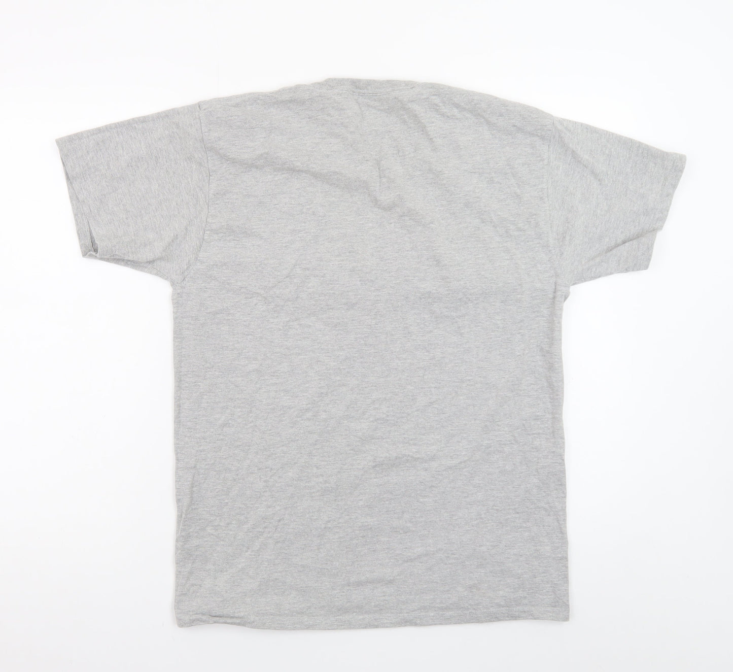 Champion Men's Grey Logo Graphic Short Sleeve T-Shirt Size M