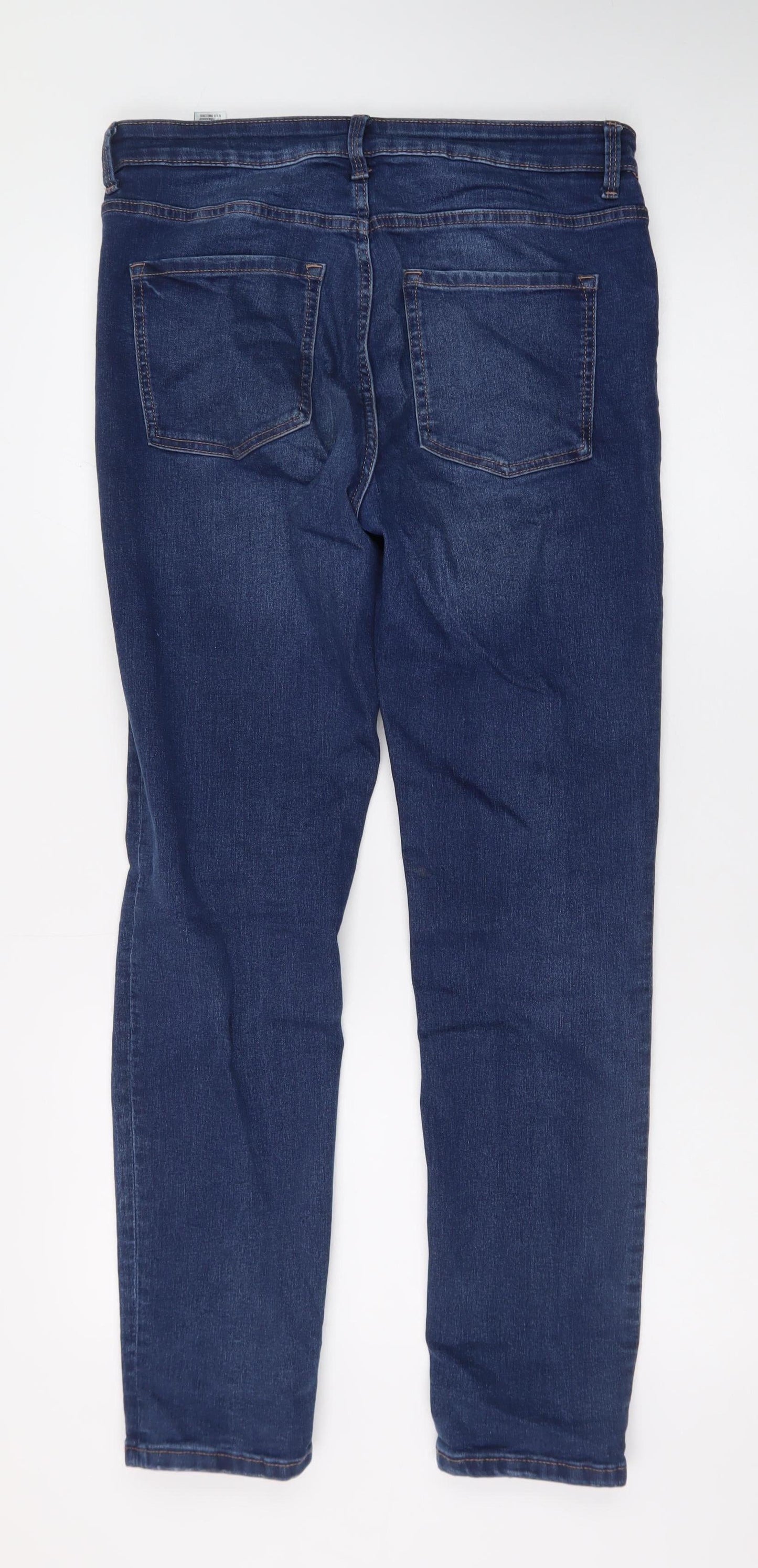 Marks and Spencer Women's Blue Skinny Jeans Size 12 Regular