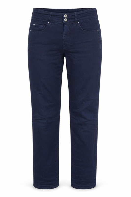 Salsa Jeans Women’s Navy Blue Slim Trousers Size 30 Straight Leg