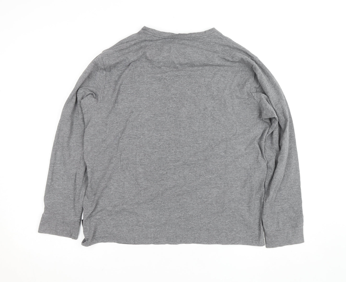 Lee Men’s Grey Long Sleeve Crew Neck Jersey Top Size L