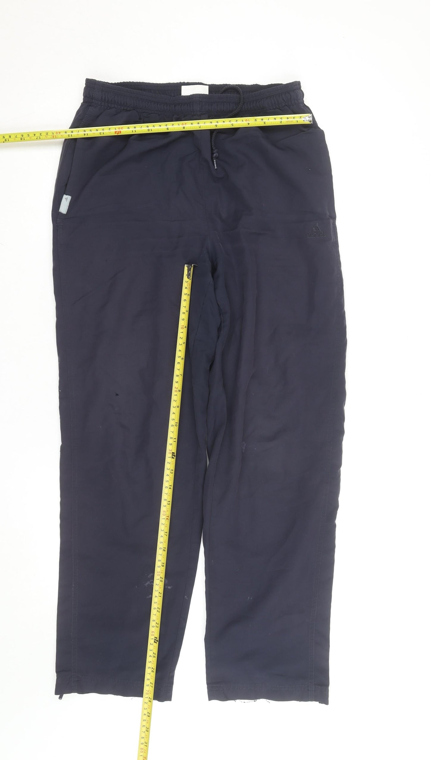 Adidas Men's Blue Track Pants M Regular Fit Activewear Trousers