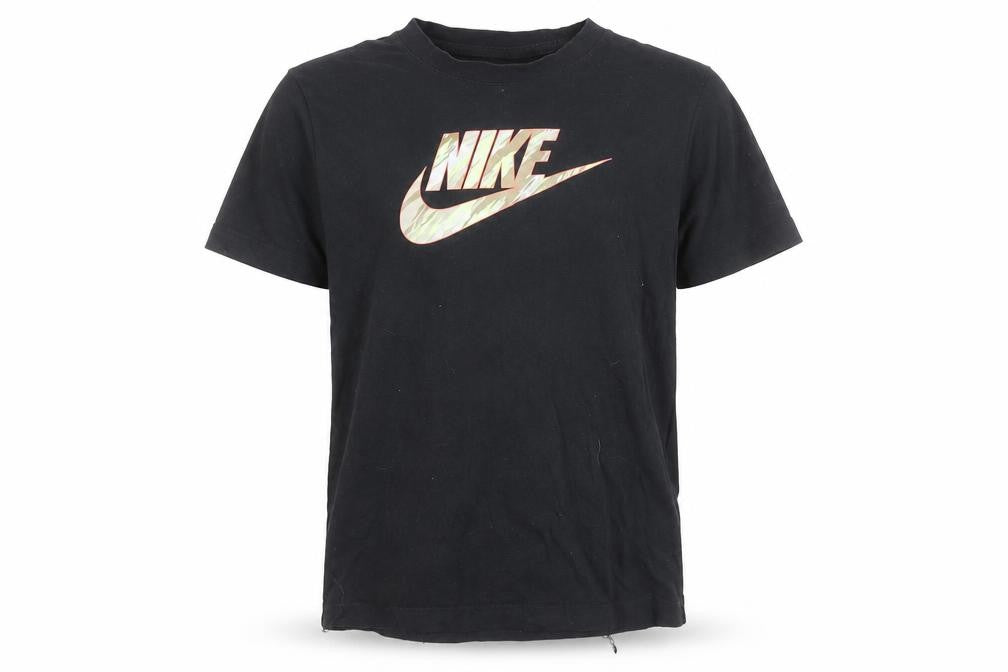Nike Boys Black Logo T-Shirt Size 10-11 Years Sports Casual Tee
