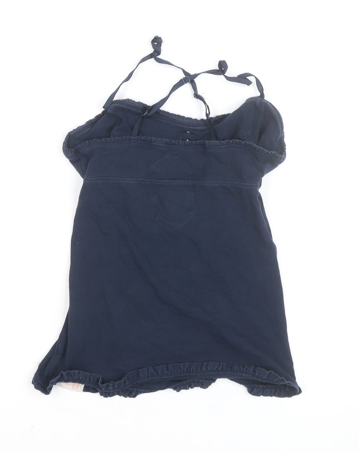 Superdry Women's Blue Camisole Tank Top Small Cotton Blend