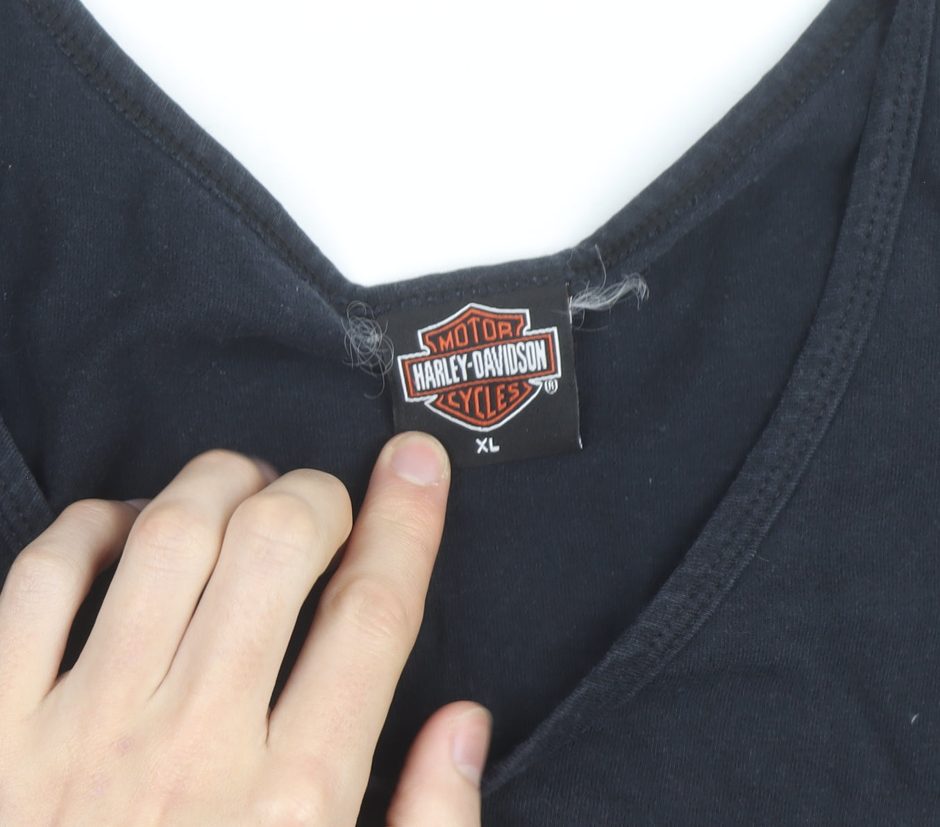 Harley Davidson Men's Black XL Sleeveless Tank Top Classic Biker Style
