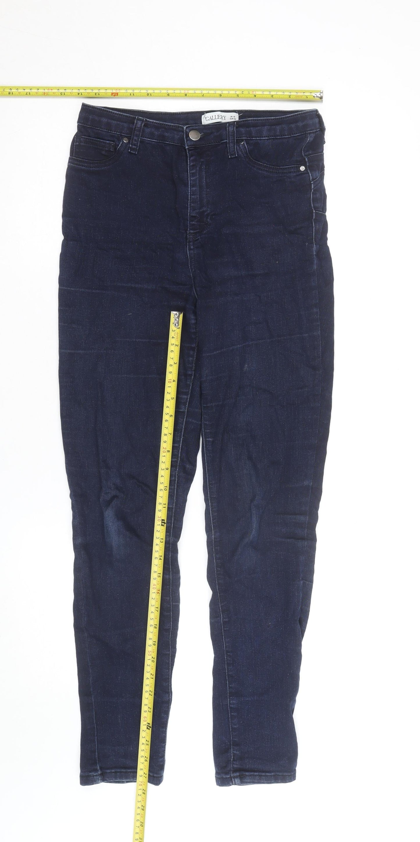 Gallery Women's Blue Skinny Stretch Jeans Size 10