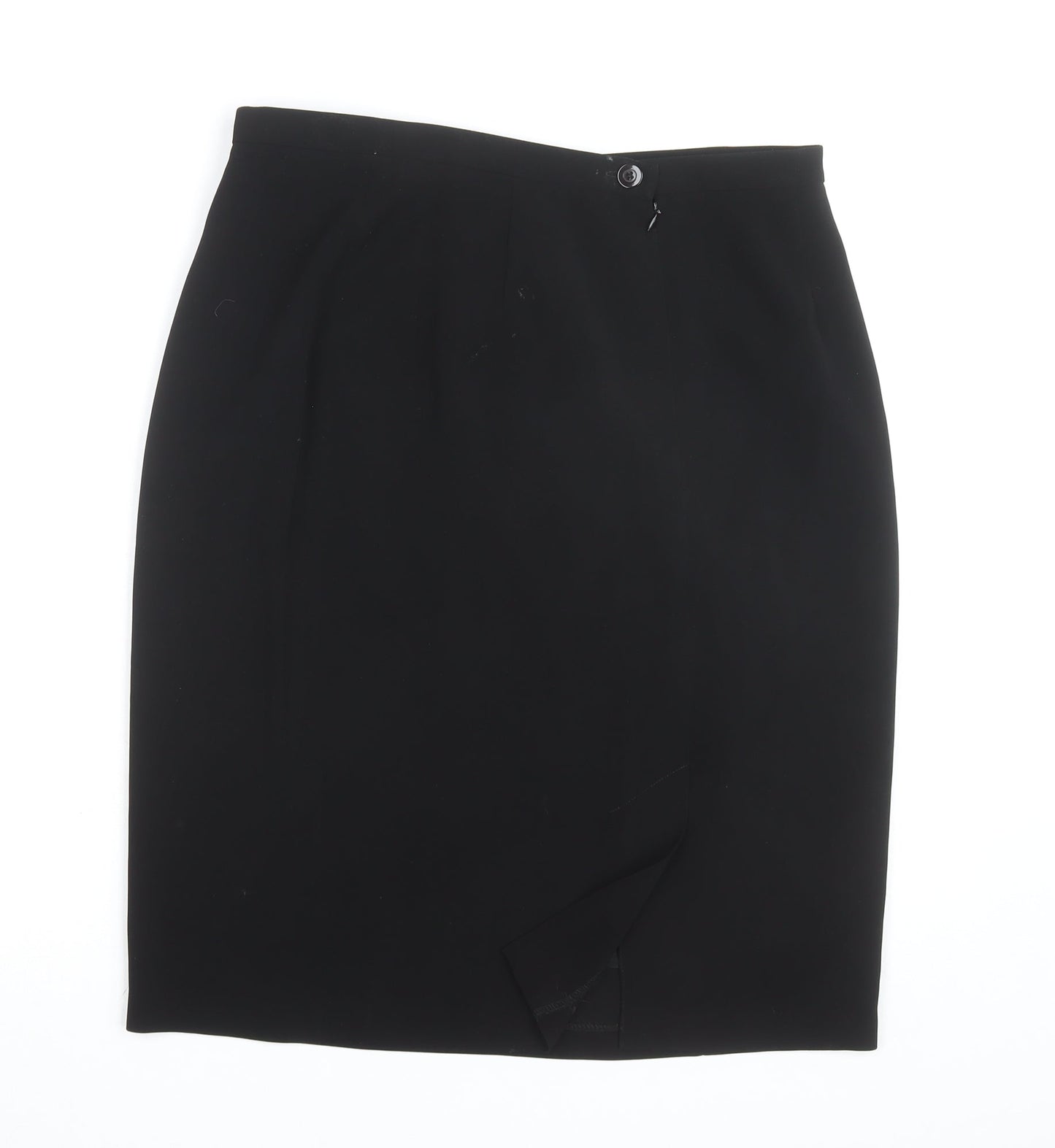 Endora Women's Black Size 16 Pencil Skirt Lined Knee Length