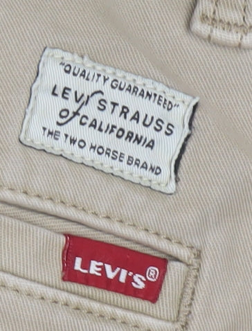 Levi's Men's Beige Chino Slim Fit Trousers W32 L32