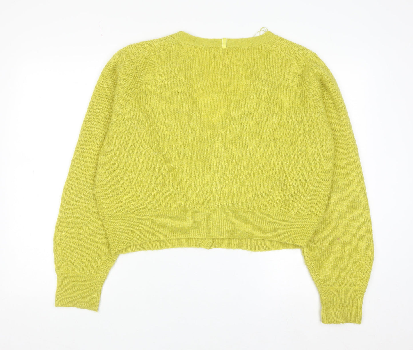 Marks and Spencer Per Una Women’s Green Cardigan Size 18 Knit V-Neck