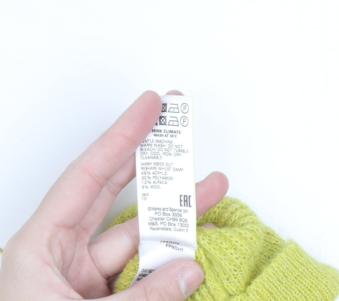 Marks and Spencer Per Una Women’s Green Cardigan Size 18 Knit V-Neck