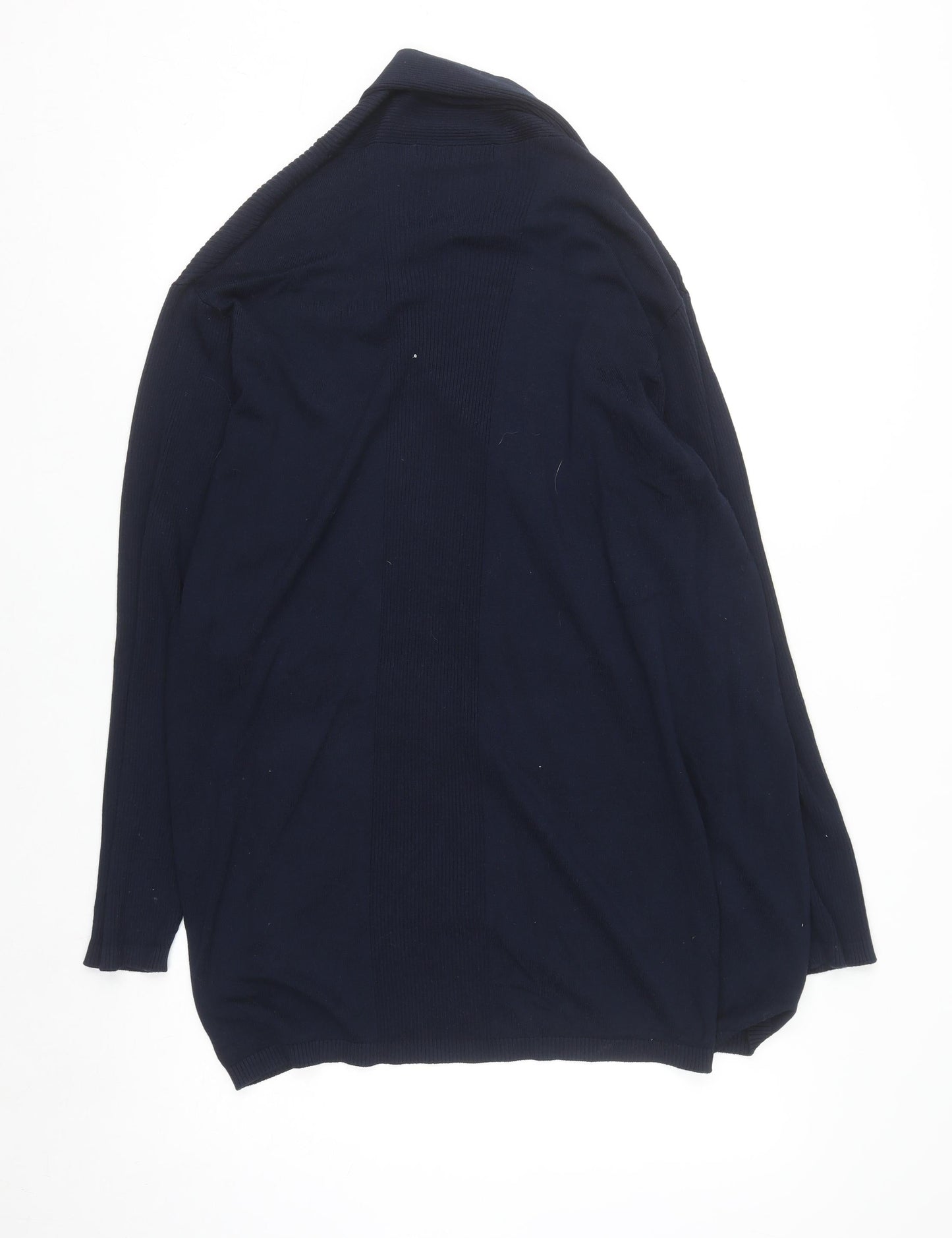 Isle Women's Blue Long Sleeve Open Knit Cardigan Size 22